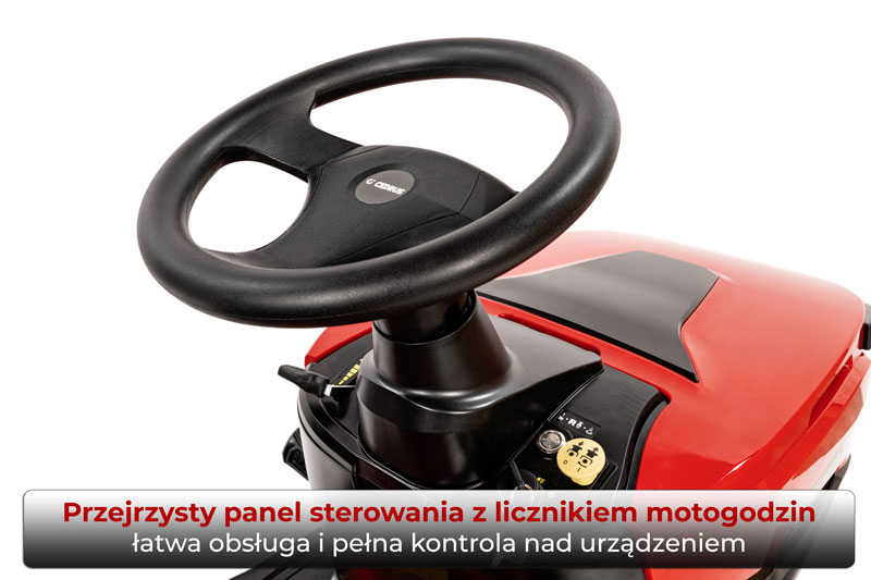 Intuicyjny panel sterowania traktorka Cedrus C-TRAC-86MC 